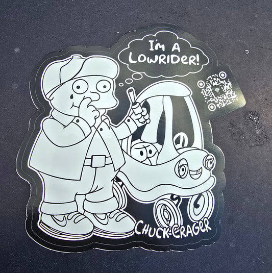 "I'm a Lowrider!" Sticker