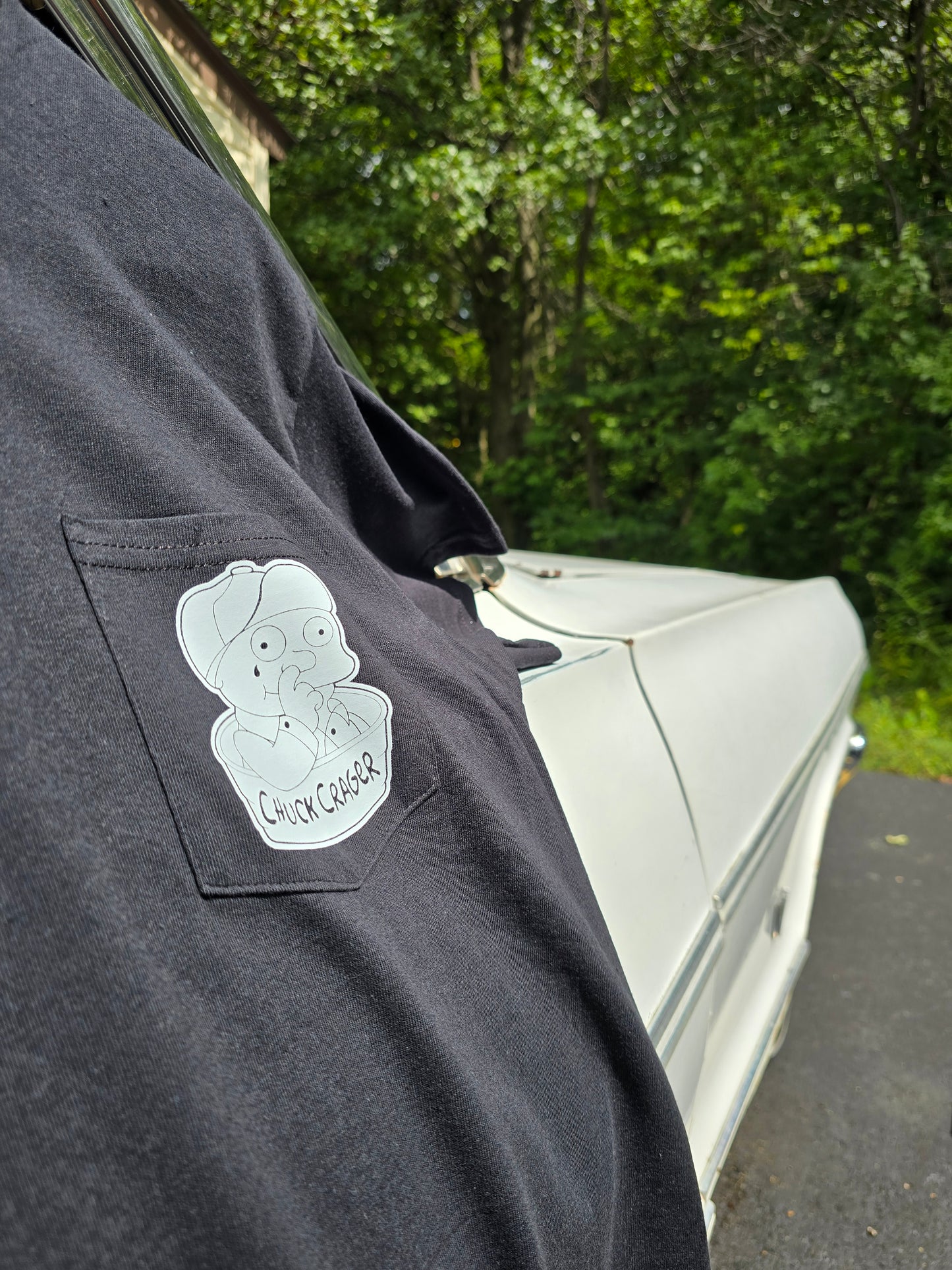 Chuck Crager Pocket Tee