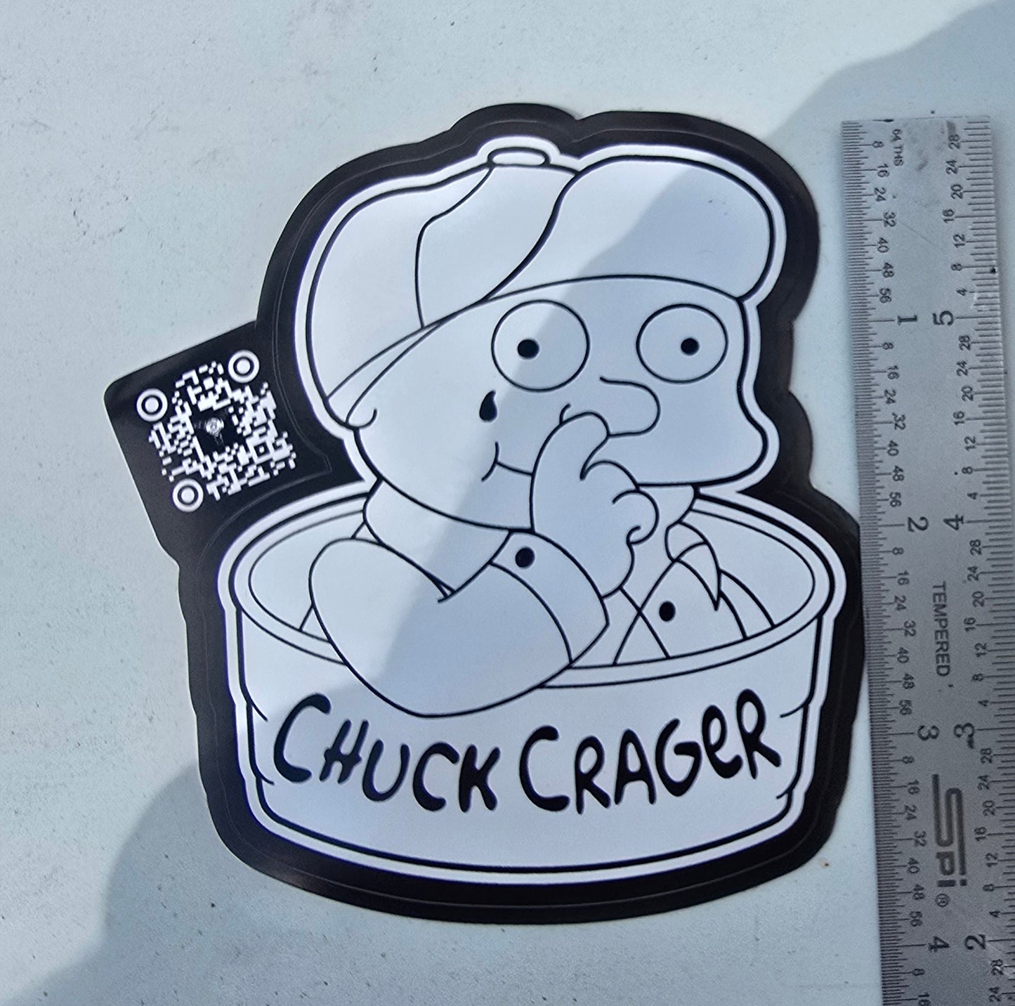 Chuck Crager Sticker