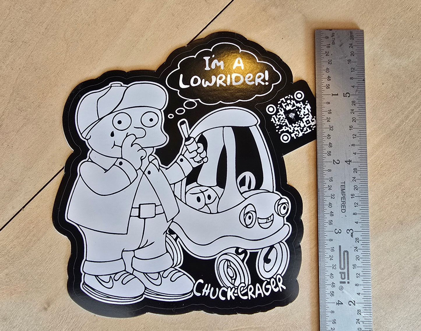 "I'm a Lowrider!" Sticker