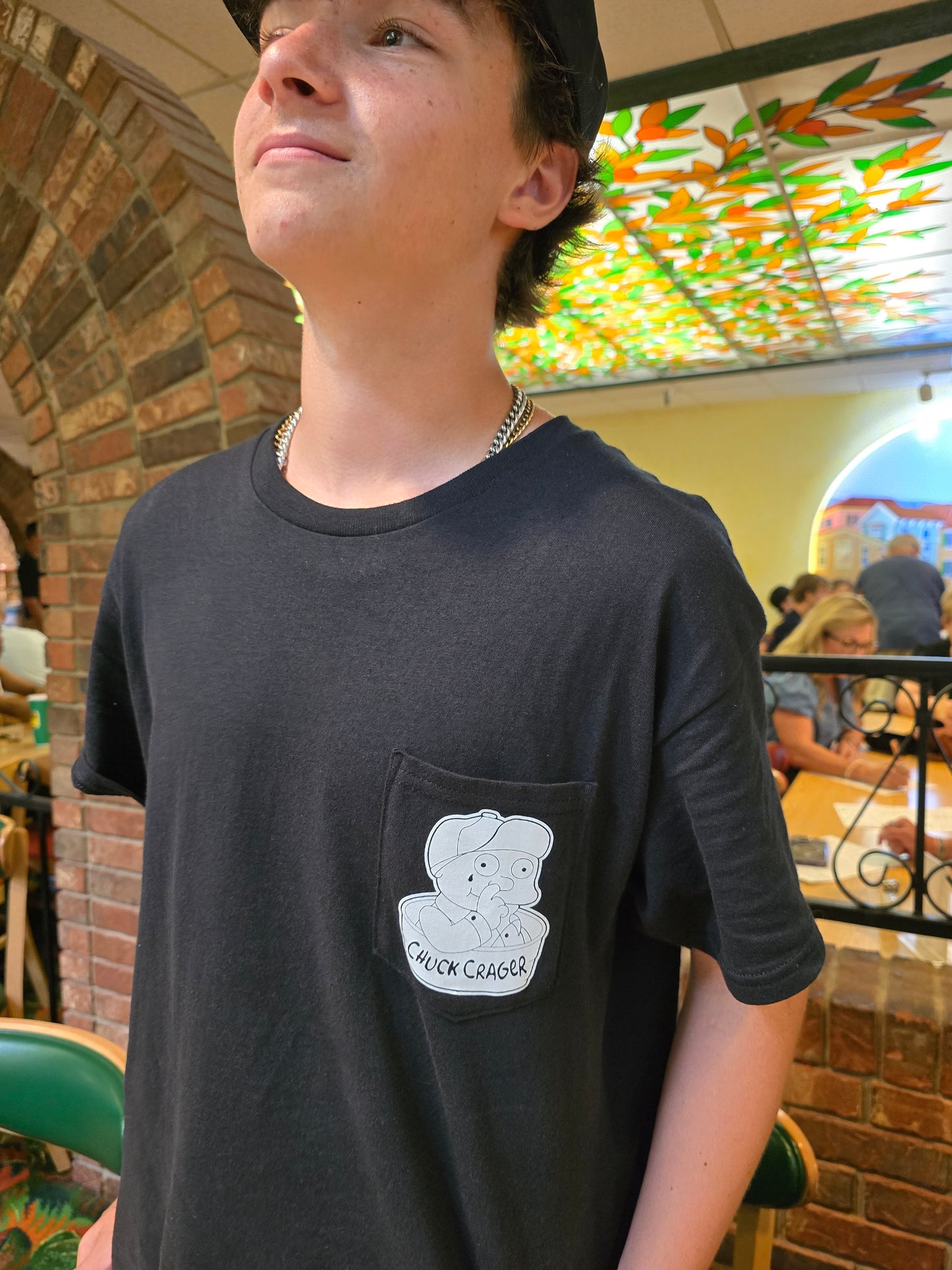Chuck Crager Pocket Tee