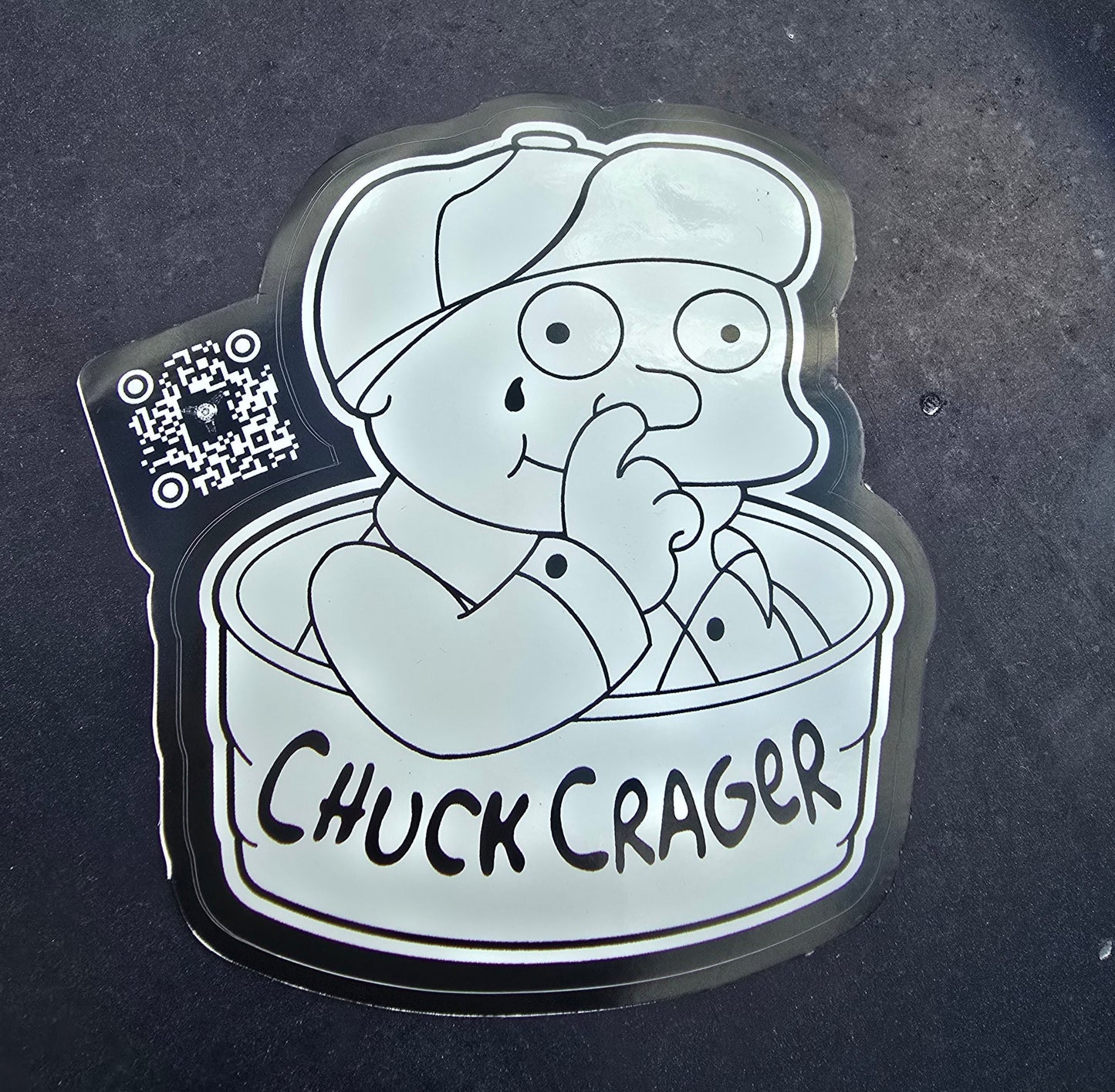 Chuck Crager Sticker