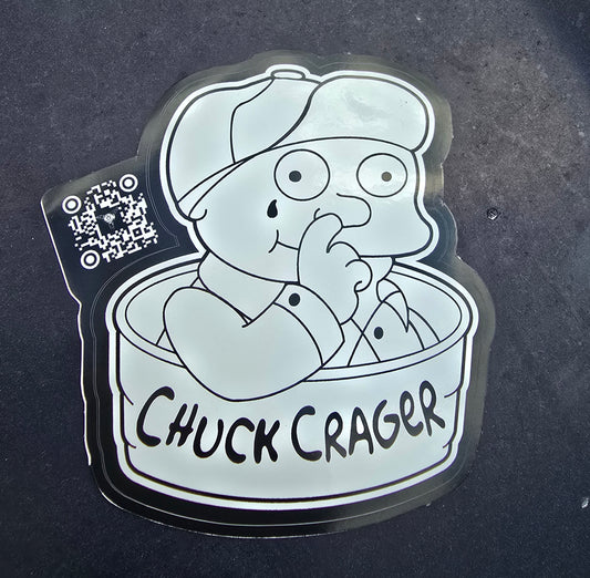 Chuck Crager Sticker